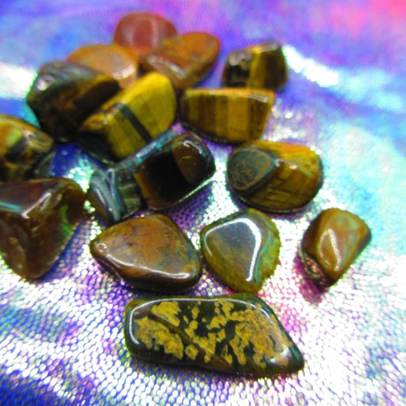 Tiger Eye Tumbled 1 Ounce Grid Set - Picture 5 of 5